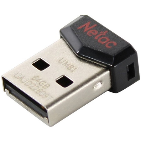 USB-флеш-накопитель Netac 64Gb UM81 NT03UM81N-064G-20BK USB2.0 черный