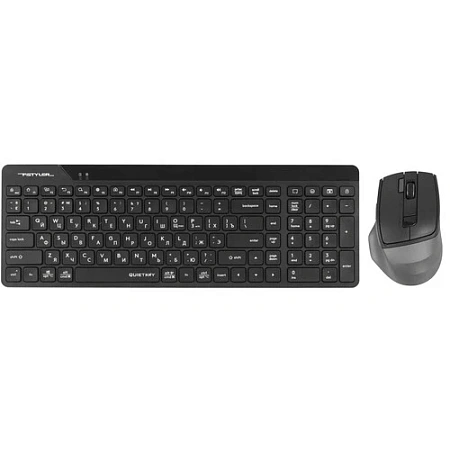 Клавиатура + мышь беспроводная A4Tech Fstyler FG2400 Air2 клав:черный мышь:черный USB slim
