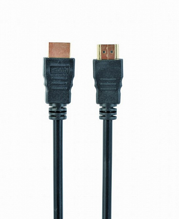 Кабель HDMI Gembird CC-HDMI4-15M, 15м, v1.4, 19M/19M, черный, позол.разъемы, экран, пакет