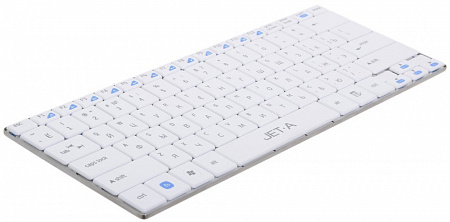Клавиатура беспроводная ультракомпактная Jet.A SlimLine K7 W, USB интерфейс,белая