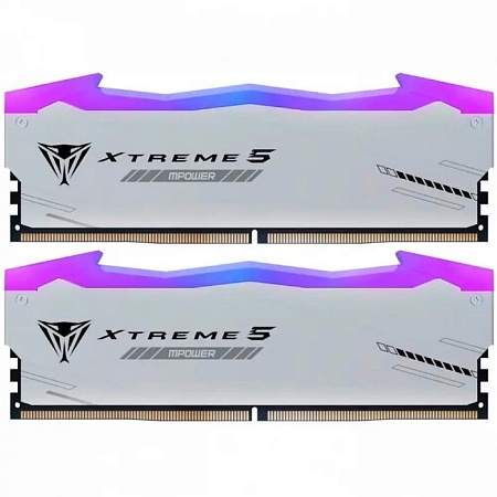 DIMM DDR5 32Gb 6000МГц 2x16Gb Patriot Viper Xtreme 5 RGB CL30 PVXR532G60C30KM