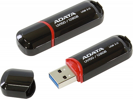 USB-флеш-накопитель 64Gb A-DATA UV150, USB 3.0, Черный