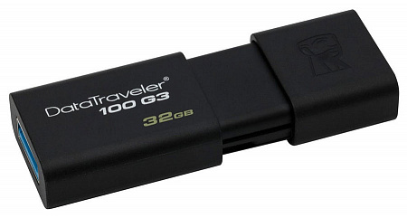 USB-флеш-накопитель 32Gb Kingston DataTraveler 100 G3,USB 3.0, черный