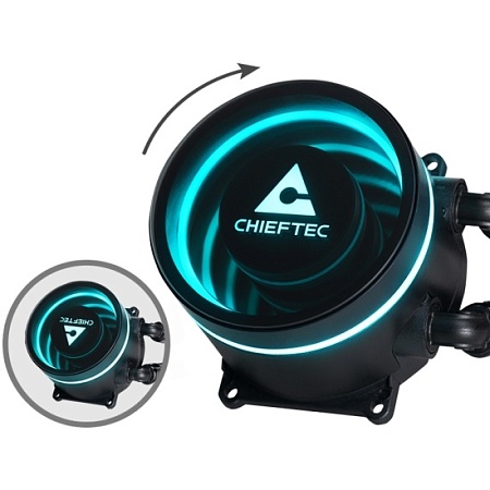 СВО Chieftec ICEBERG 360 CLC-360-RGB LGA1700/1200/115X/AM5/AM4 (TDP 300W,ARGB PUMP,PWM,TRIPLE ARGB F