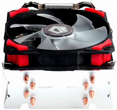 Кулер ID-Cooling SE-214 RED LED (130W/PWM/ Intel 20X/1366/775,115*/AMD)