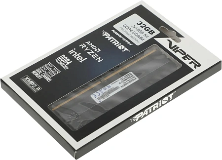 DIMM DDR4 32768Mb (2x16Gb) PC28800 3600MHz PATRIOT Viper 4 Blackout (PVB432G360C8K) CL18 1.35В