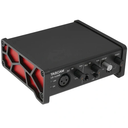 Внешняя звуковая карта Tascam US-1x2HR USB формат звуковой карты 2.0,USB Type-C,24бит/192 кГц,AS
