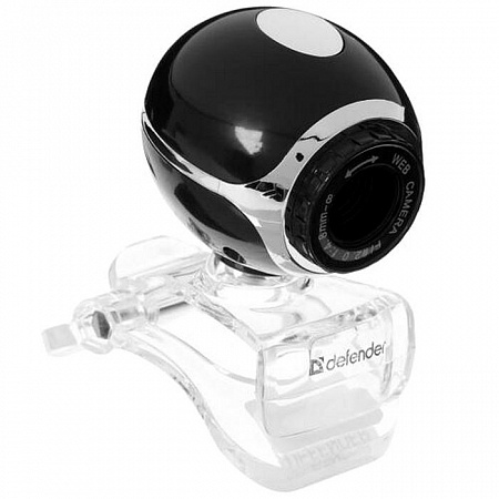 Веб-камера Defender C-090 0.3МП,черный