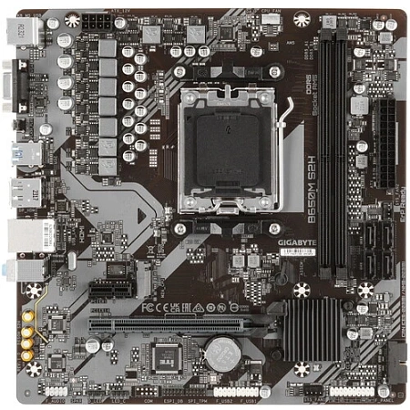 Материнская плата ATX Socket AM5 Gigabyte B650M S2H (2xDDR5-5200 МГц, 1xPCI-Ex16, 1xM.2)