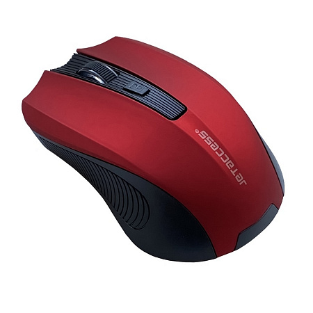 Беспроводная мышь Jet.A Comfort OM-U36G красная (800/1200/1600 dpi, 3 кнопки, USB)