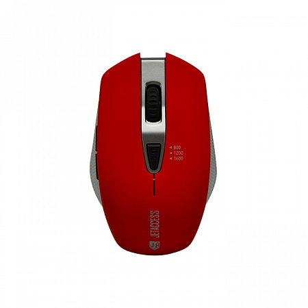 Беспроводная мышь Jet.A Comfort OM-U60G красная (800/1200/1600dpi, 6 кнопок, USB)