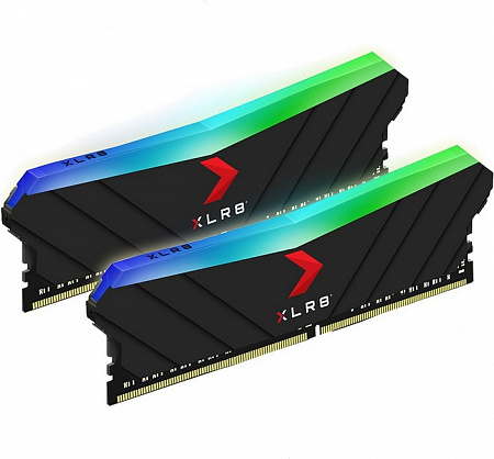 DIMM DDR4 16384Mb 2x8 PNY 3200 MHz XLR8 EPIC-X RGB Gaming (Non-ECC,CL16) MD16GK2D4320016XRGB