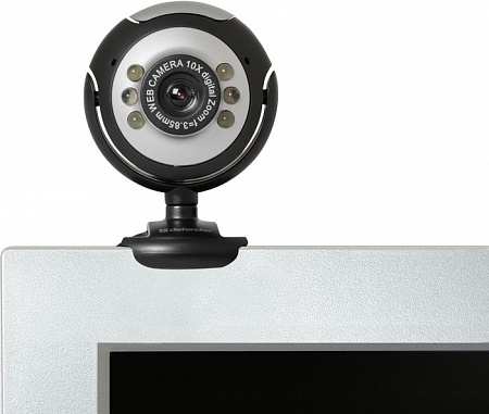 Веб-камера Defender C-110 0.3МП,подсветка,кнопка фото